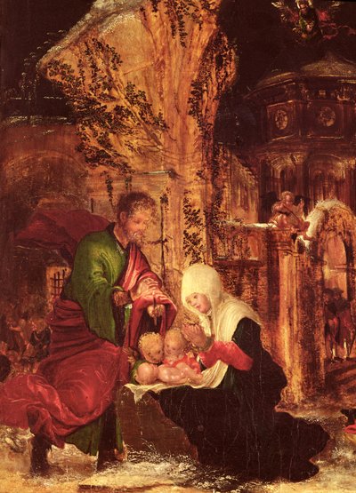 Birth of Christ (Holy Night) (detail) by Albrecht Altdorfer